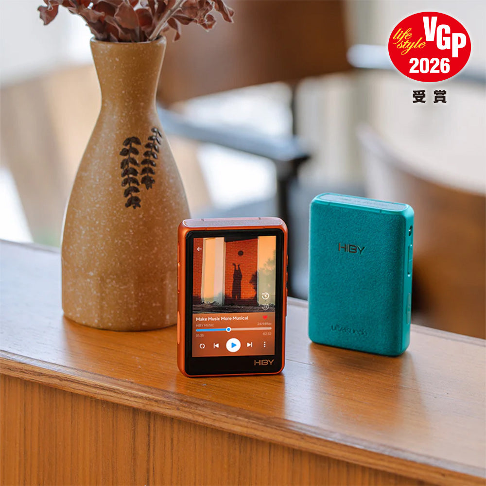 HiBy】R3 Pro II｜Ultrasuede®採用 小型高性能デジタルオーディオ
