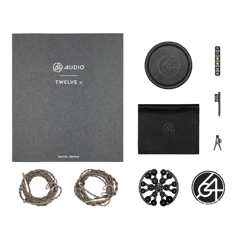 64 Audio】TWELVE Ti｜BA型12ドライバー/全世界200台限定モデル