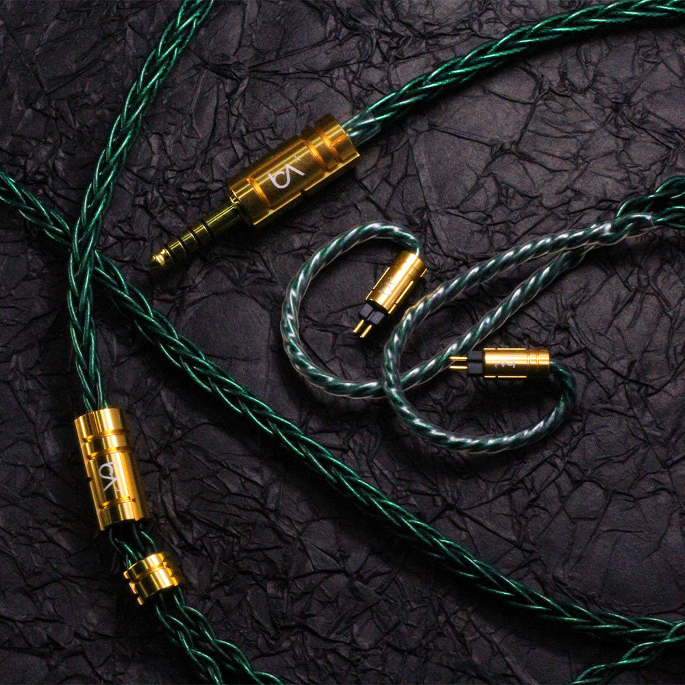 BEAT AUDIO Emerald 2.5mmバランス 2pin Beat Audio】Emerald MKIII 8-Wire｜導体の能力を生かし、様々な